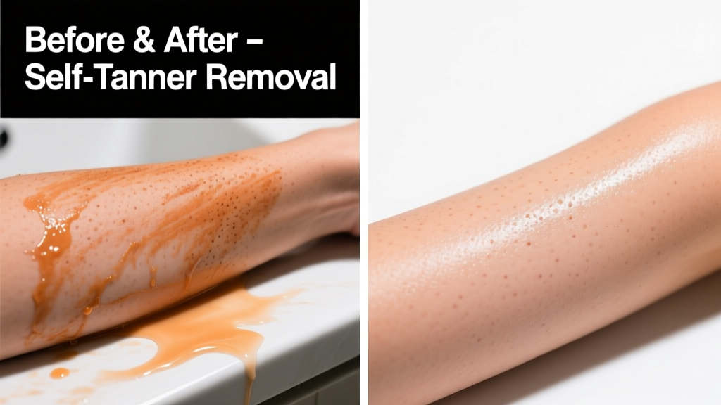 How to Remove Self Tanner from Skin and Surfaces