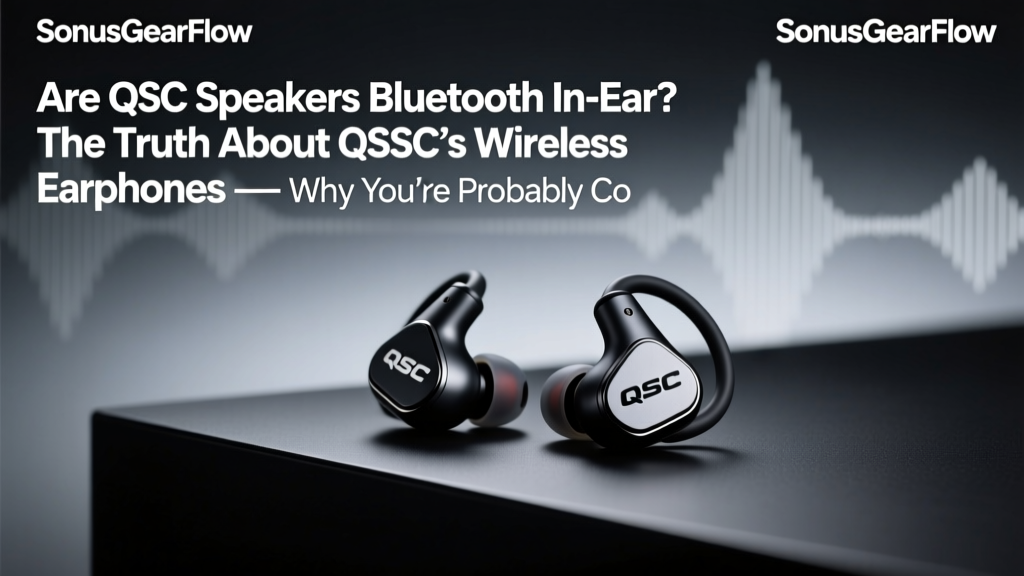 QSC Bluetooth In-Ear Truth: Wireless Earphones