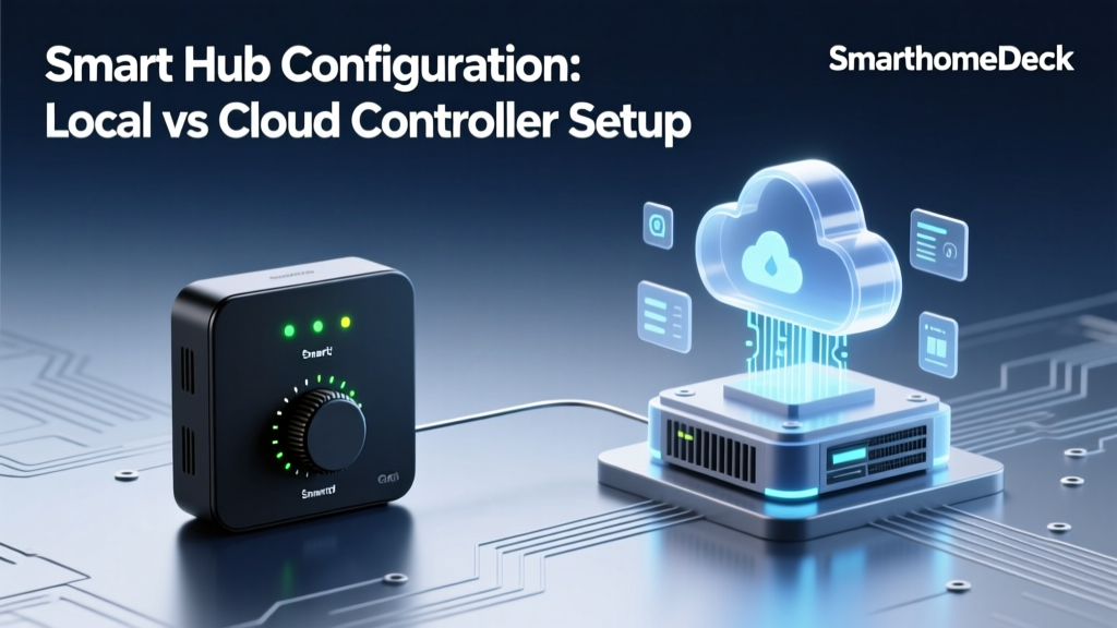 Smart Hub Configuration: Local vs Cloud Controller Setup