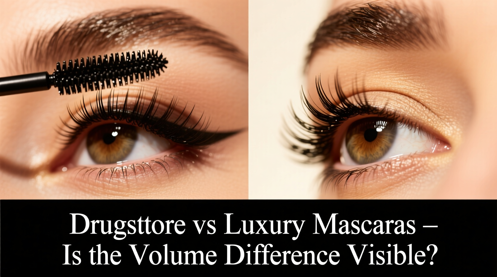 drugstore mascara vs luxury brands is there a visible difference in volume