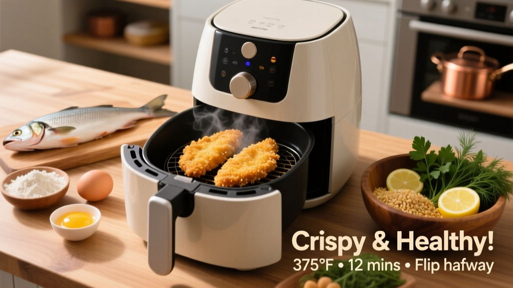 How to Fry Frozen Breaded Fish Fillets in an Air Fryer