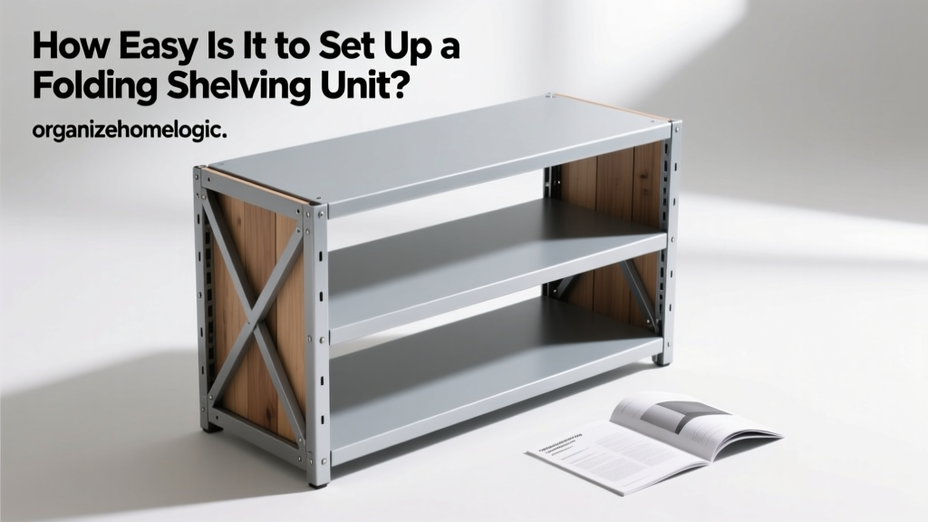 How Easy Is It to Set Up a Folding Shelving Unit?