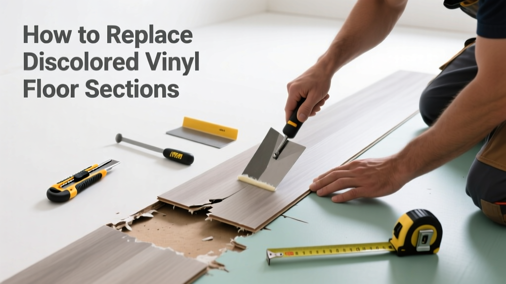 How to Replace Discolored Vinyl Floor Sections