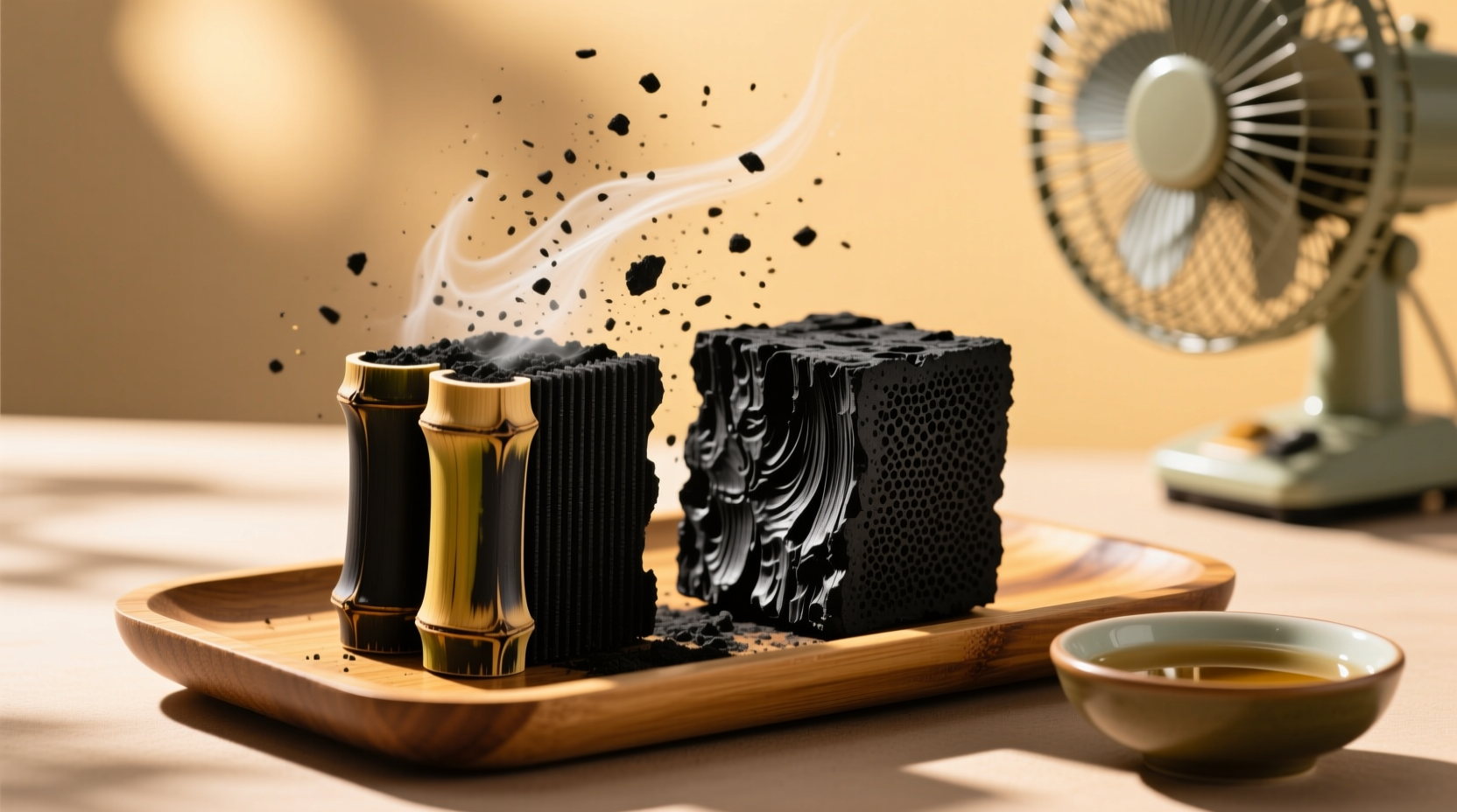 how to deodorize bamboo charcoal after damp storage