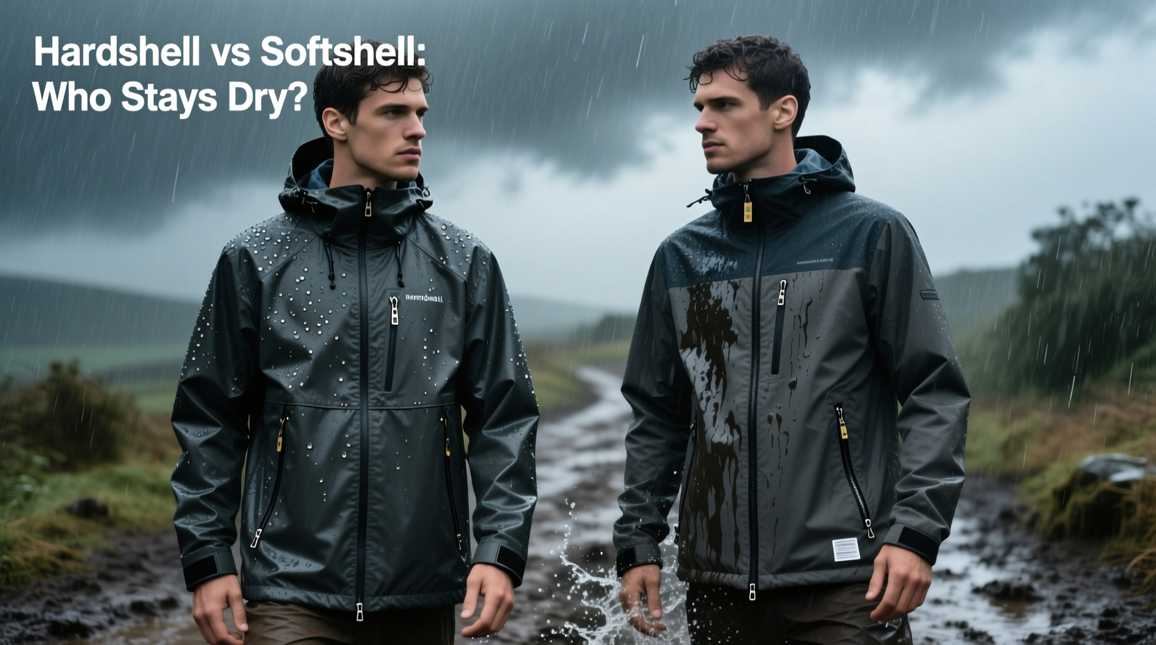 hardshell jacket vs softshell which one actually keeps you dry in heavy rain