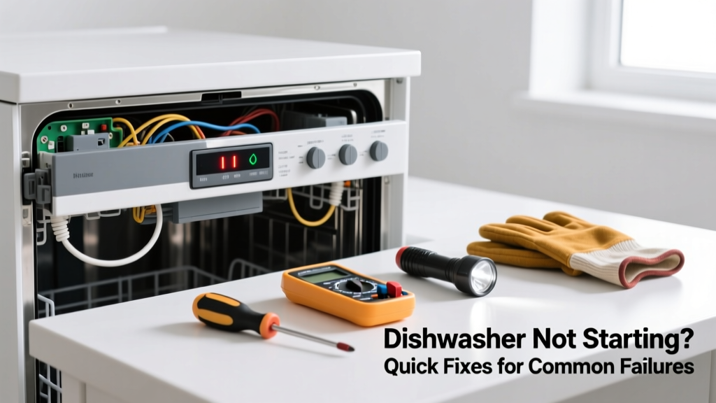 Dishwasher Not Starting? Quick Fixes for Common Failures