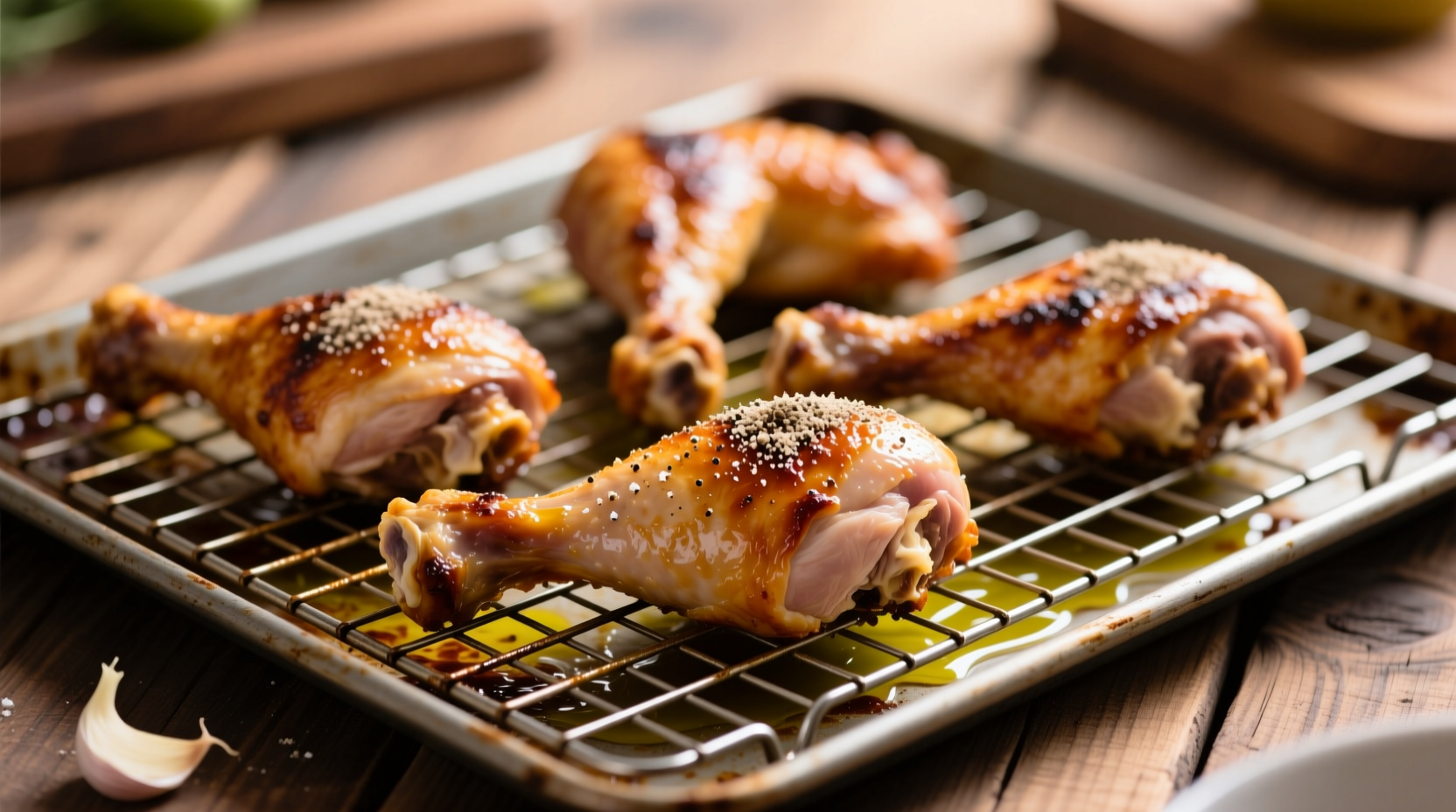 how long do i cook chicken legs in the oven