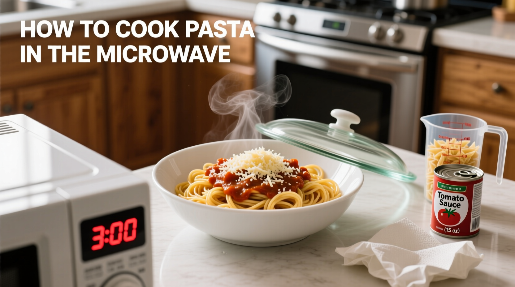 how to cook pasta with microwave