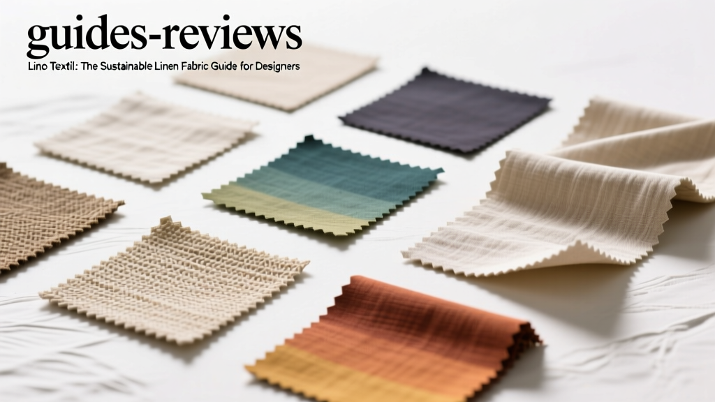 Lino Textil: The Sustainable Linen Fabric Guide for Designers