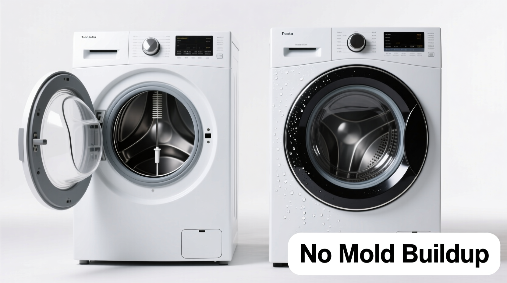 top loading vs front loading washer which one cleans clothes better without mold issues