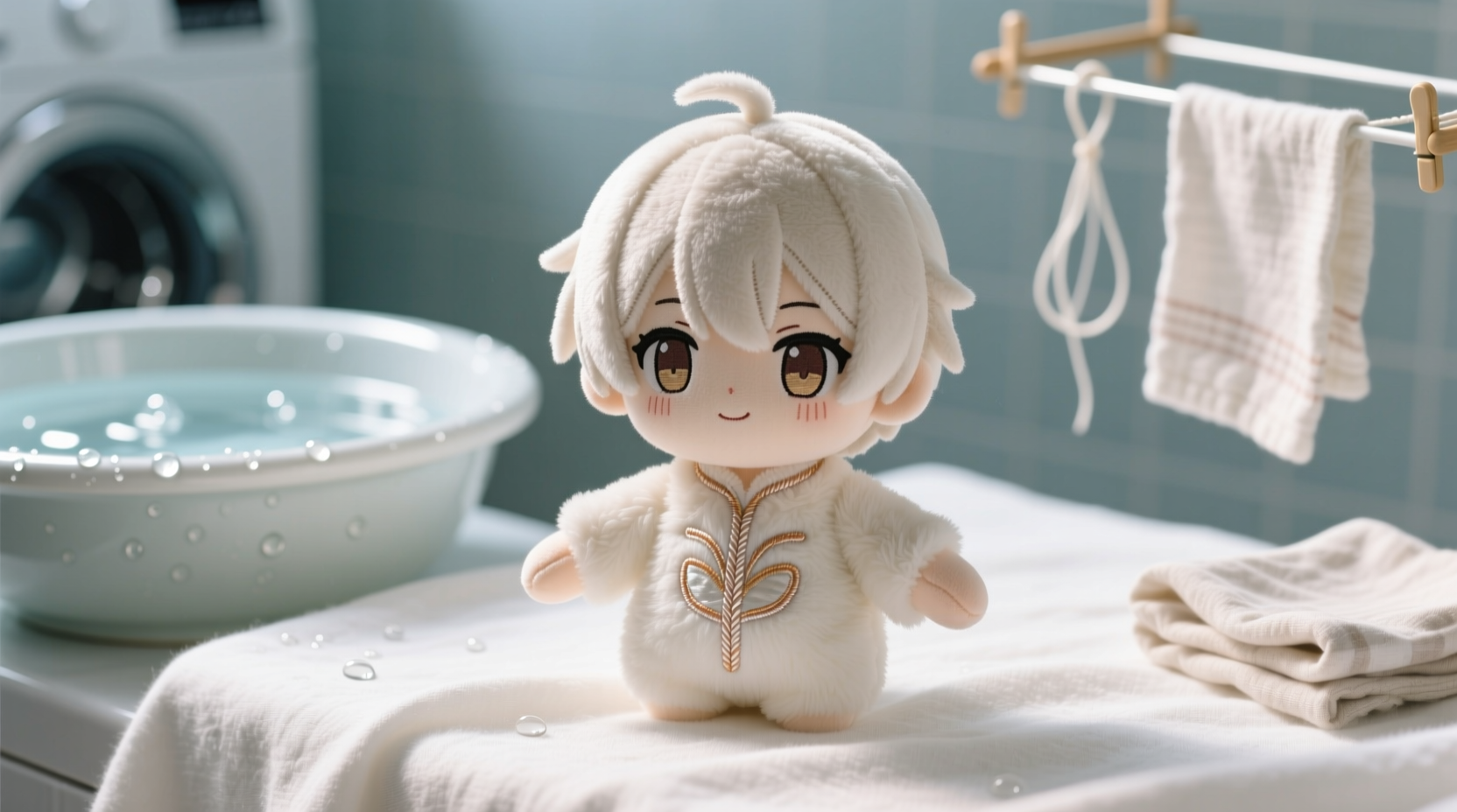 how to wash plush anime collectibles safely