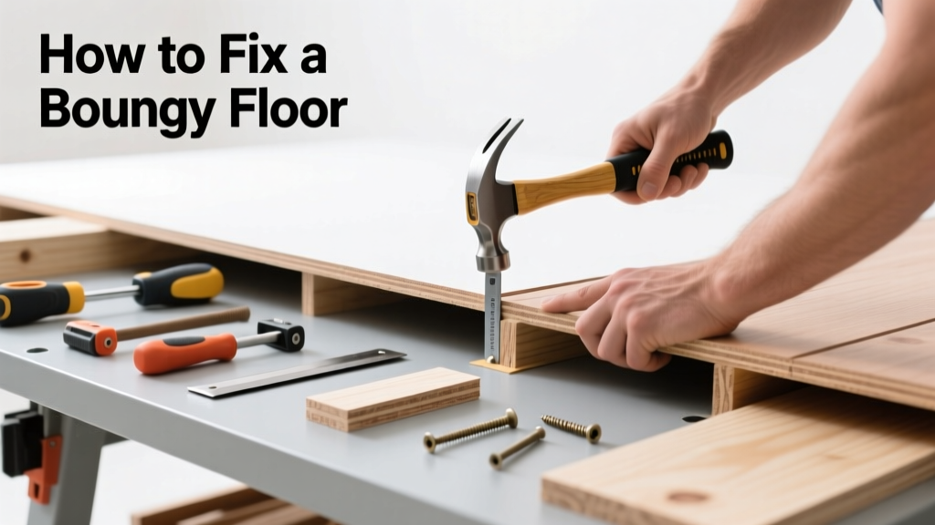 How to Fix a Bouncy Floor: DIY Repair Guide