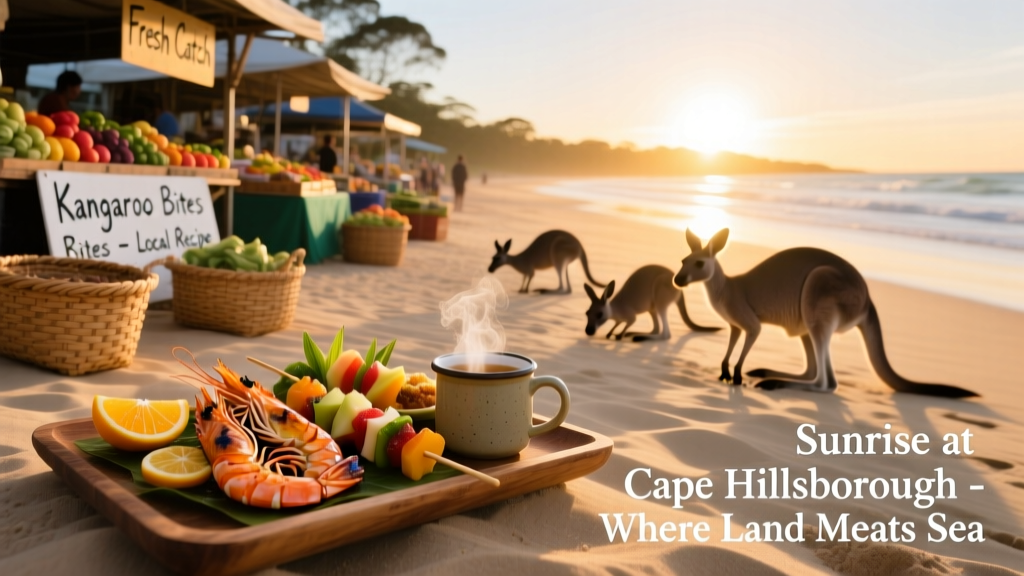Cape Hillsborough Sunrise Kangaroos on the Beach: A Mackay Wildlife Ritual You’ll Never Forget