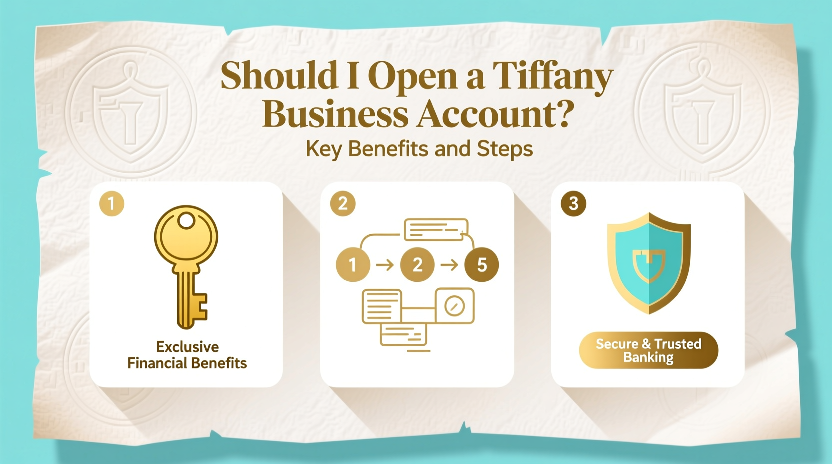 should i open a tiffany business account