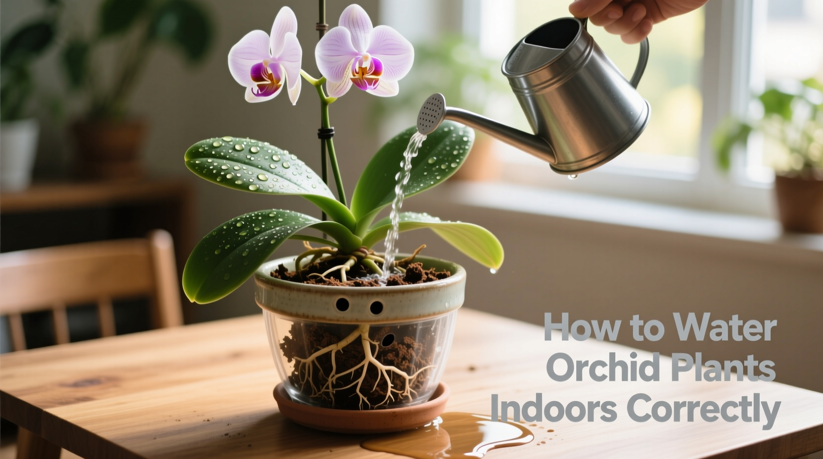 How To Water Orchid Plants Indoors