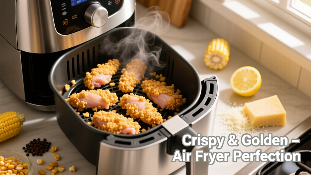Crispy Cornflake Chicken Tenders in Air Fryer