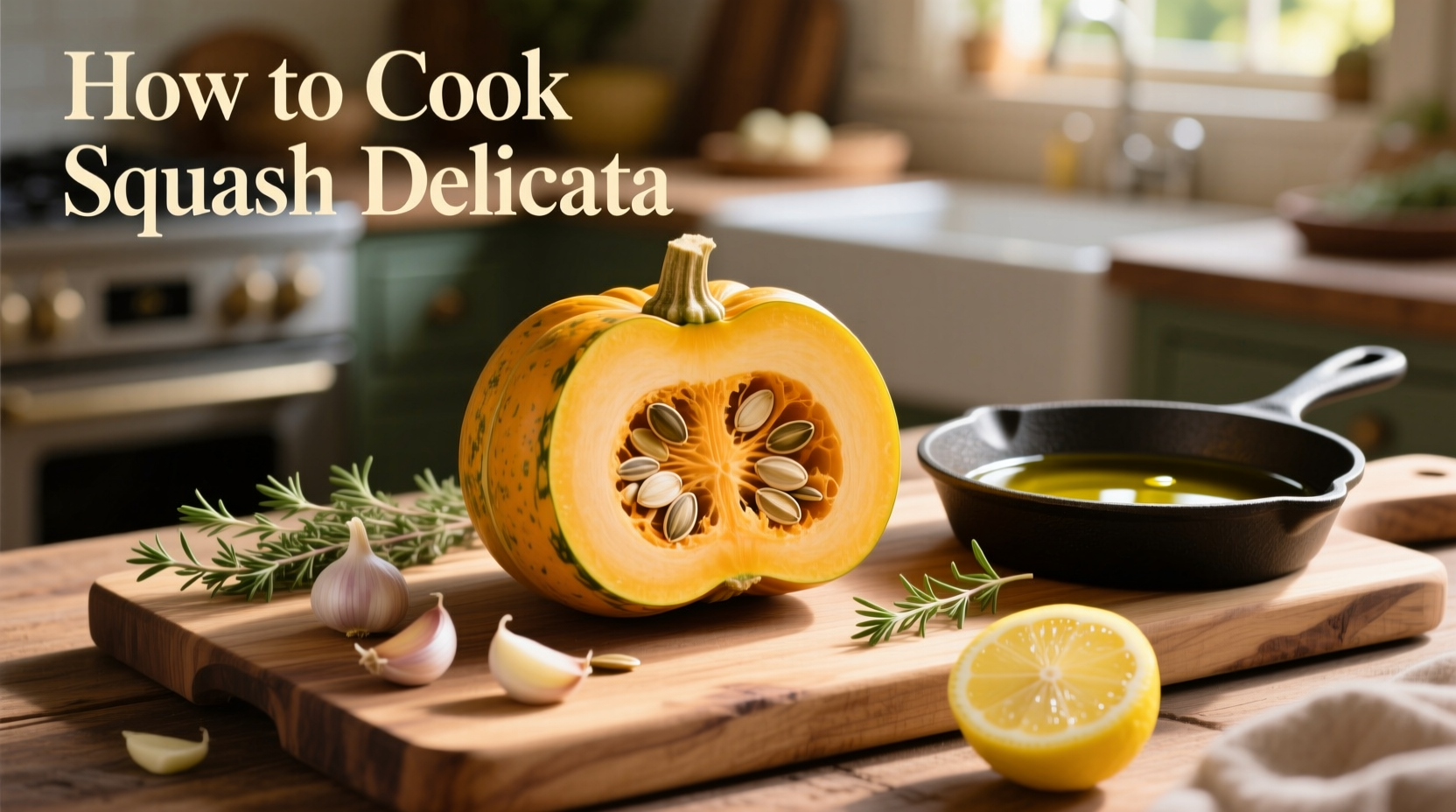 how to cook squash delicata