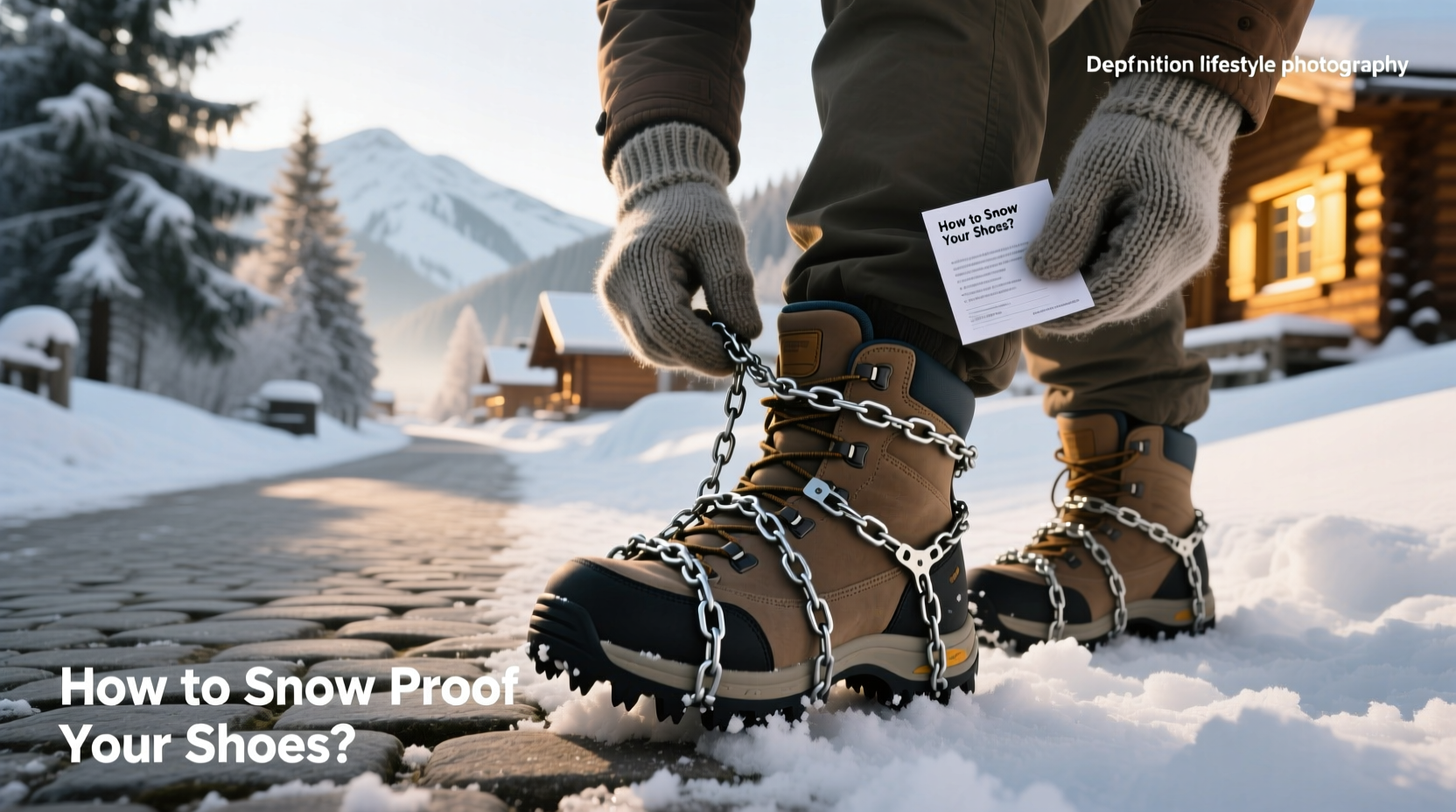 How to choose snow chains for shoes, How to snow proof your shoes?