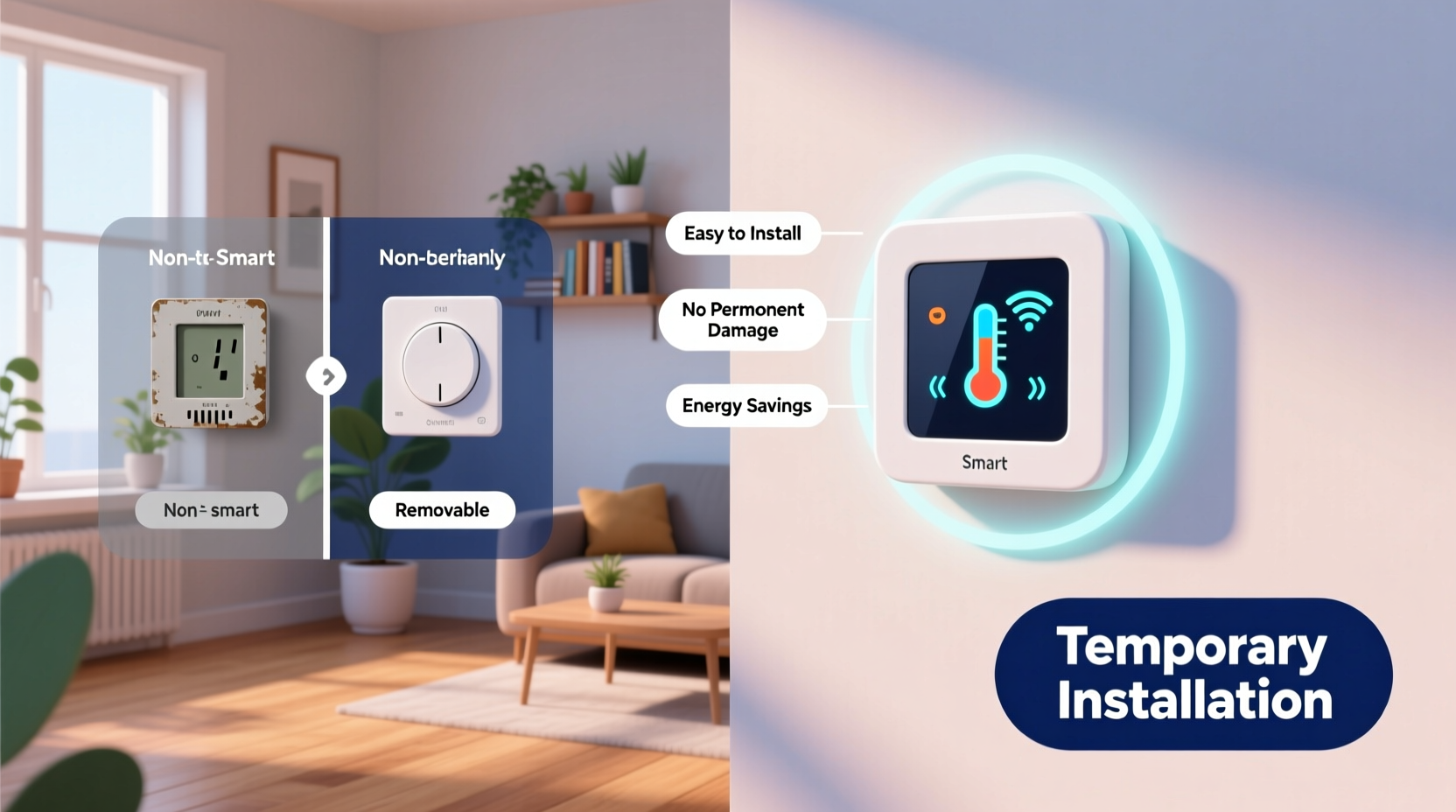 is a smart thermostat worth installing for renters temporary solutions