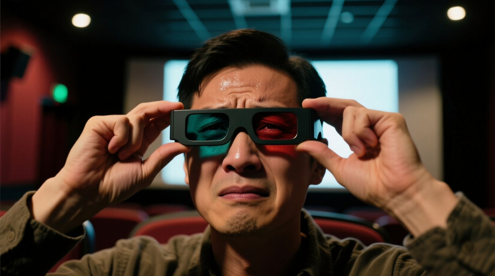 focus on the action to avoid headaches during 3d movies