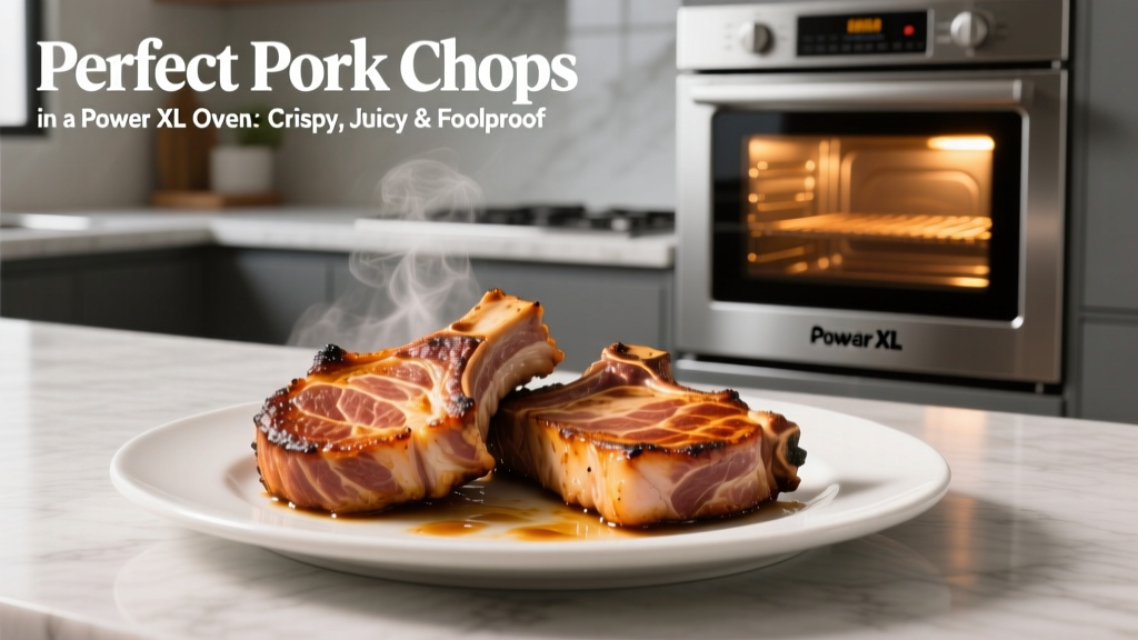 Perfect Pork Chops in Power XL Oven: Crispy & Juicy