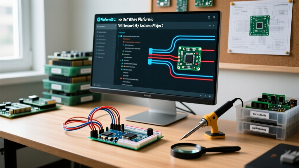 How to Set Where PlatformIO Will Import My Arduino Project