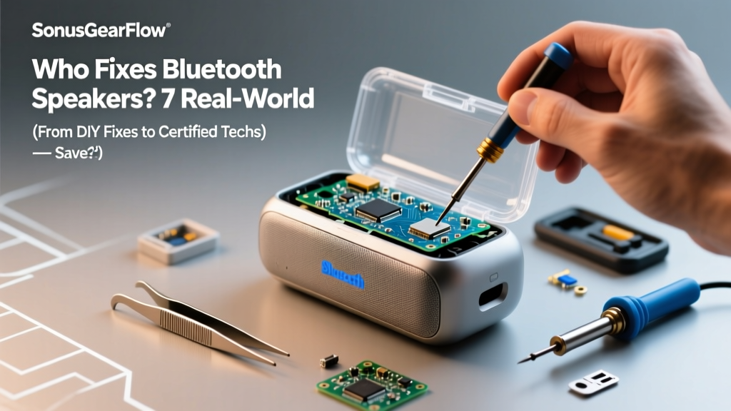 Who Fixes Bluetooth Speakers? 7 Repair Paths (2026)