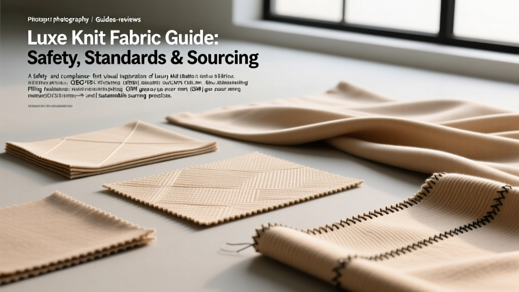 Luxe Knit Fabric Guide: Safety, Standards & Sourcing