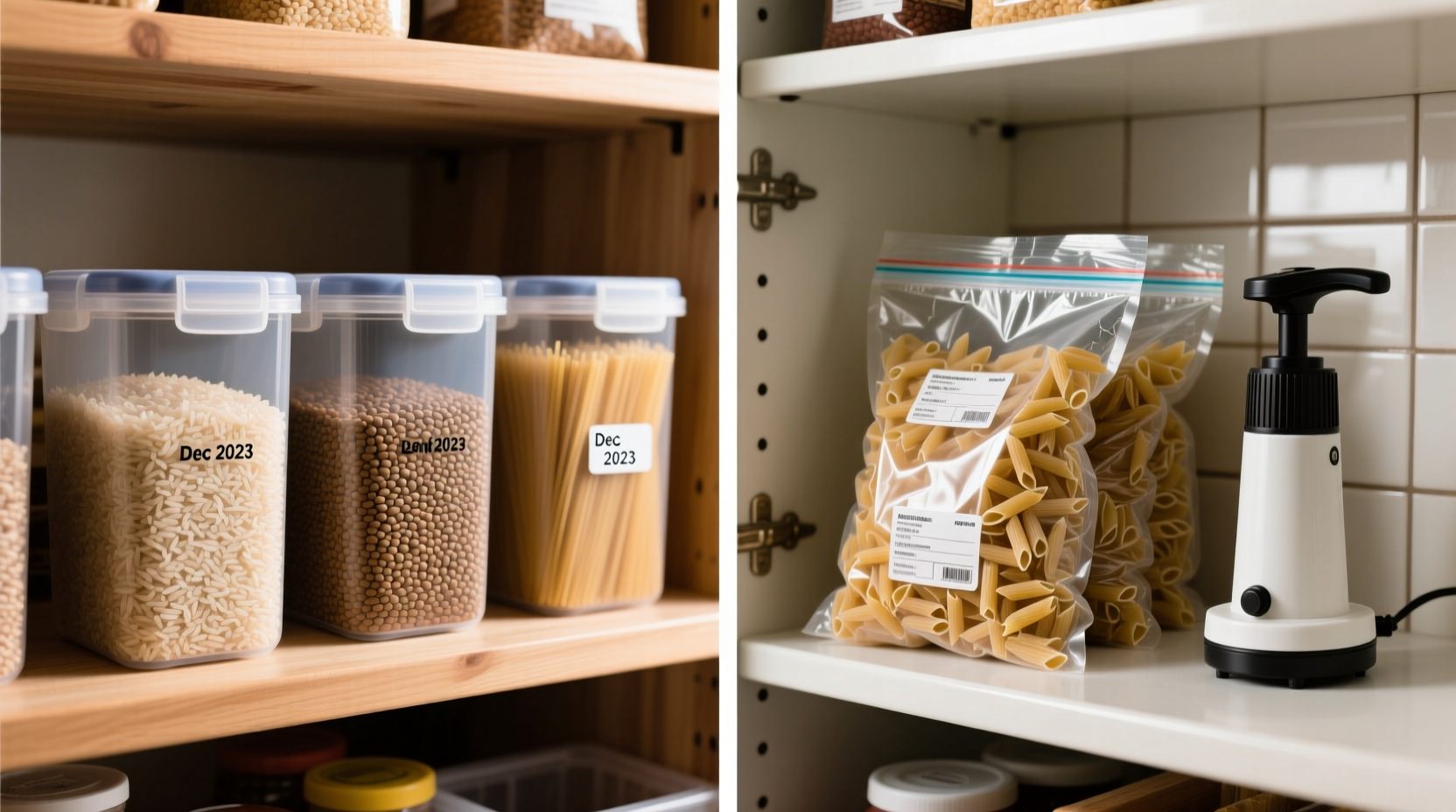 Airtight Vs Vacuum Sealed: Ultimate Guide to Food Storage Choices