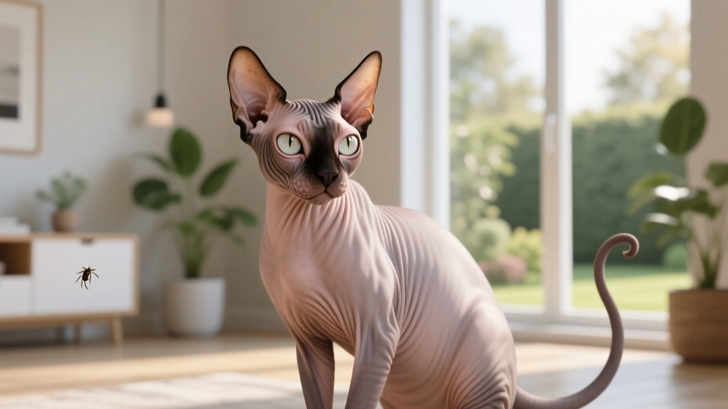 Do Fleas Affect Cats' Behavior in Sphynx? Yes