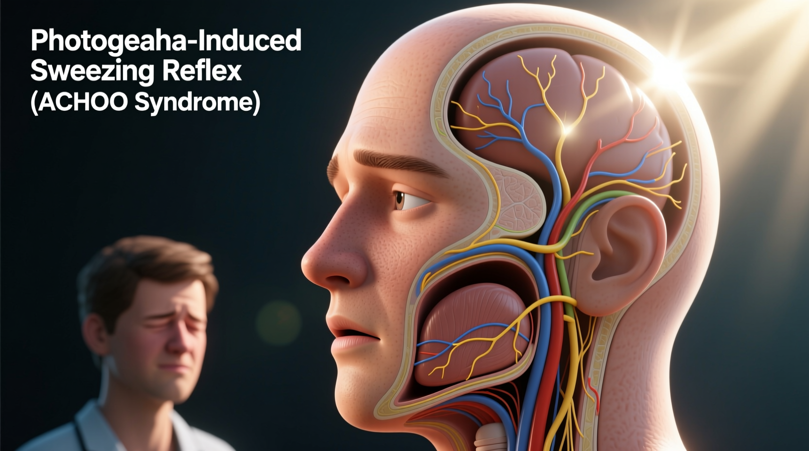 why do people sneeze when they look at bright light and is it genetic