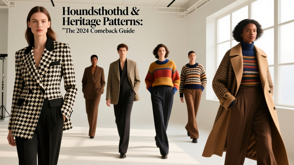 Houndstooth & Heritage Patterns: The 2024 Comeback Guide