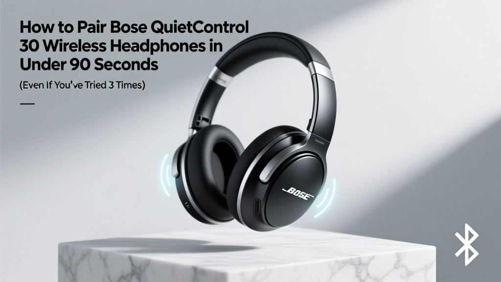 Bose QC30 Pairing Guide: Fixes & Firmware Tips