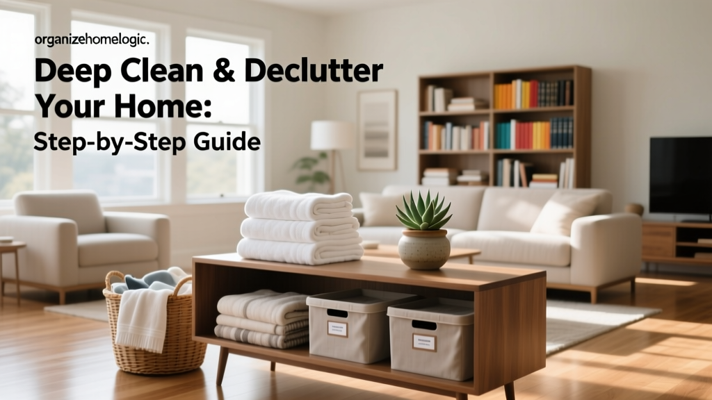 Deep Clean & Declutter Your Home: Step-by-Step Guide