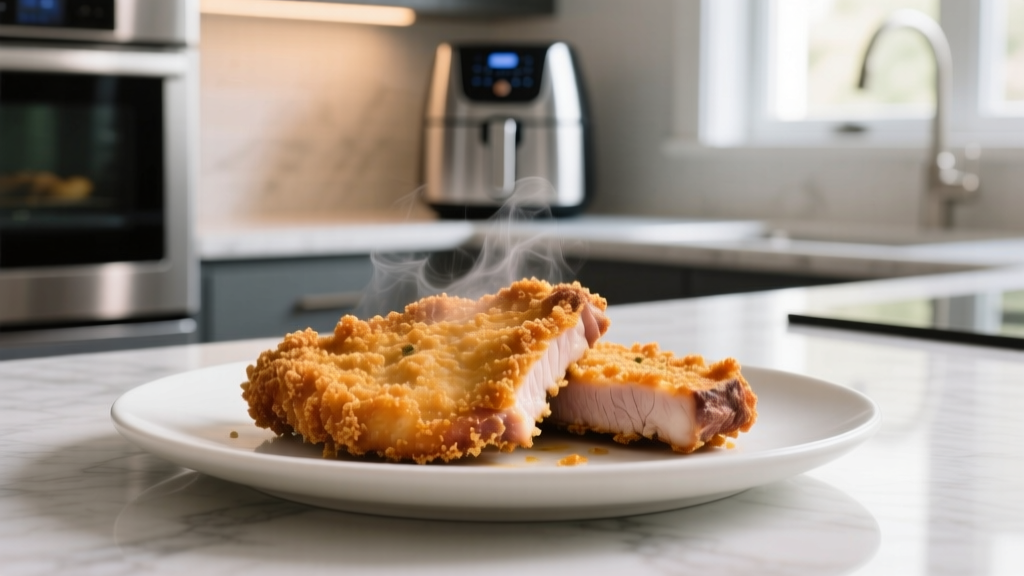 Crispy Breaded Pork Chops in Air Fryer (5-Min Prep!)