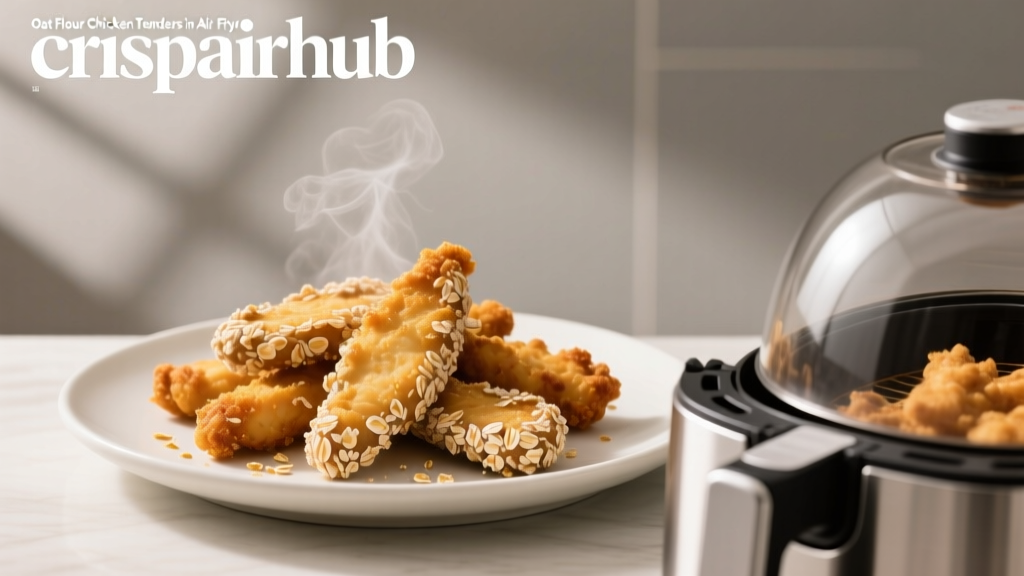 Oat Flour Chicken Tenders in Air Fryer (Crispy & Healthy)