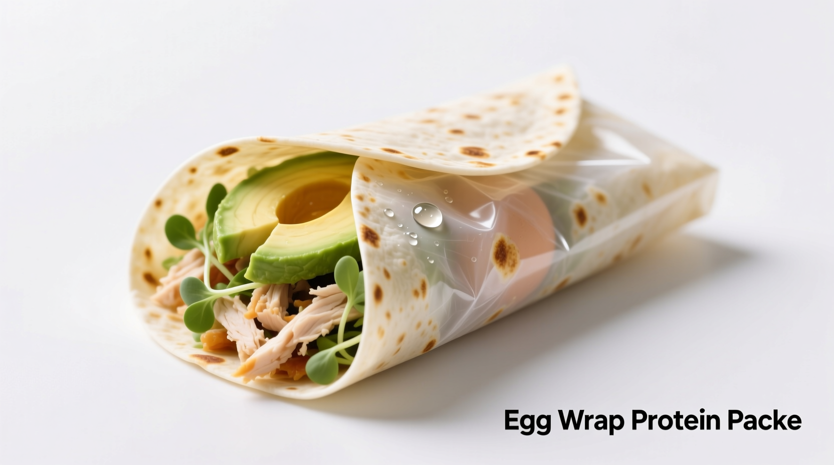 use egg wrappers instead of tortillas for protein packe