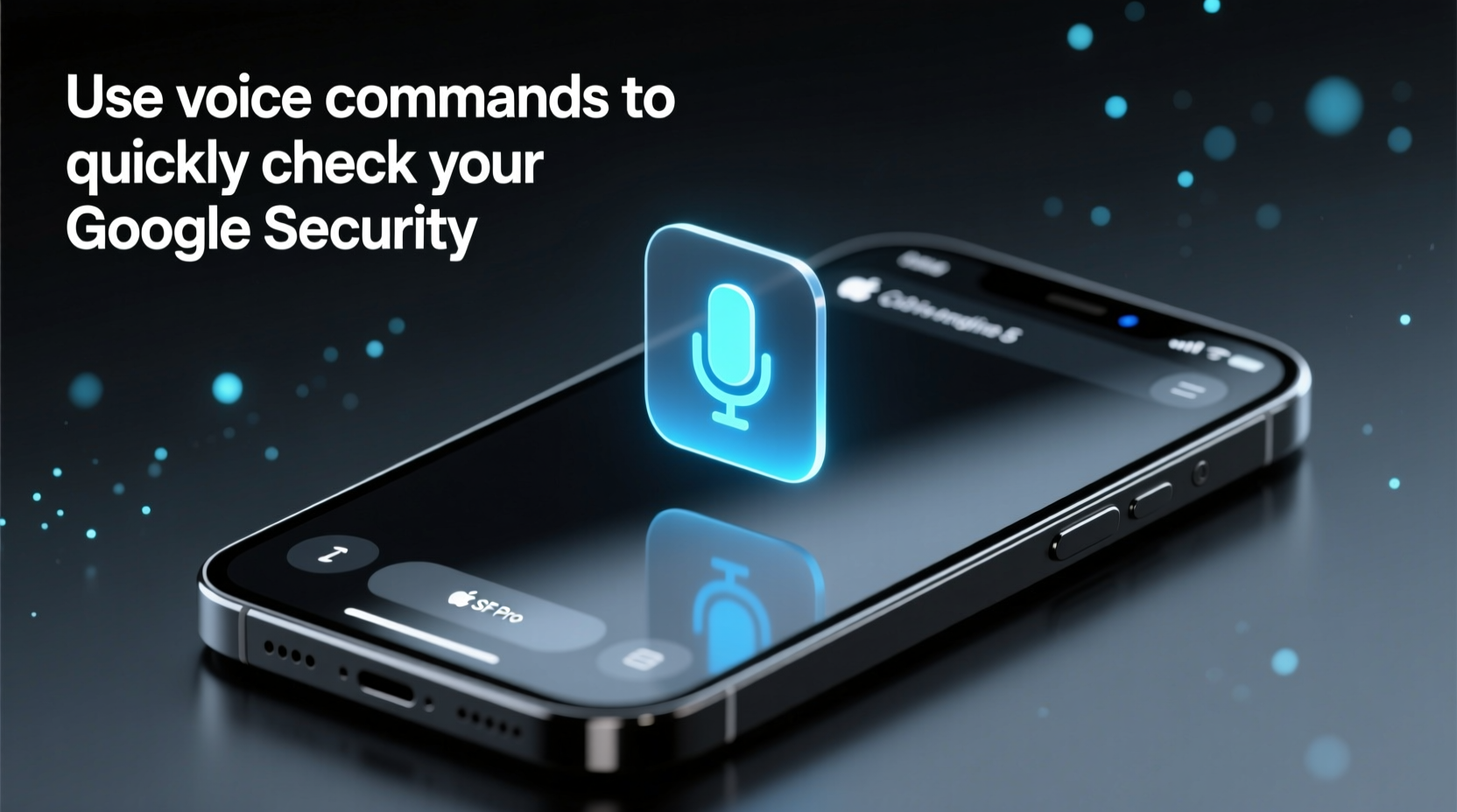 use voice commands to quickly check your google securit