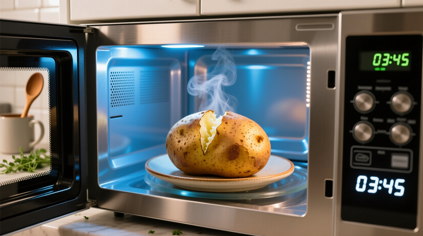 Microwave Baked Potato: 5-7 Minute Perfect Results