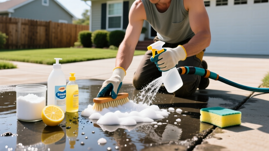 Tested: How to Clean Driveway Without Commercial Products