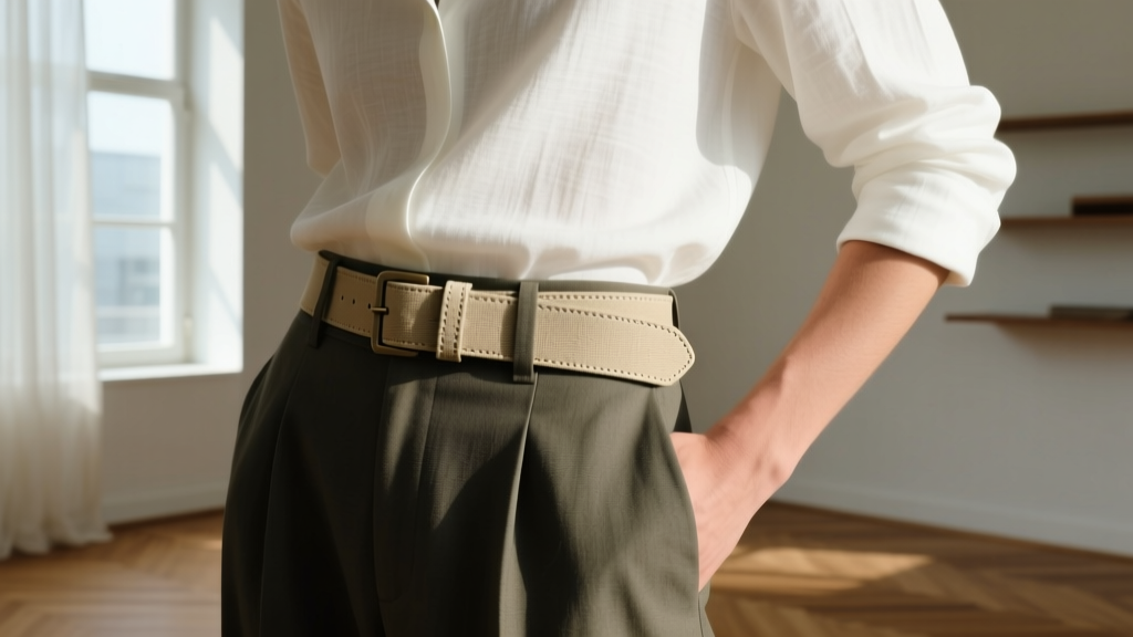 How to Wear a Canvas or Fabric Belt Like a Pro