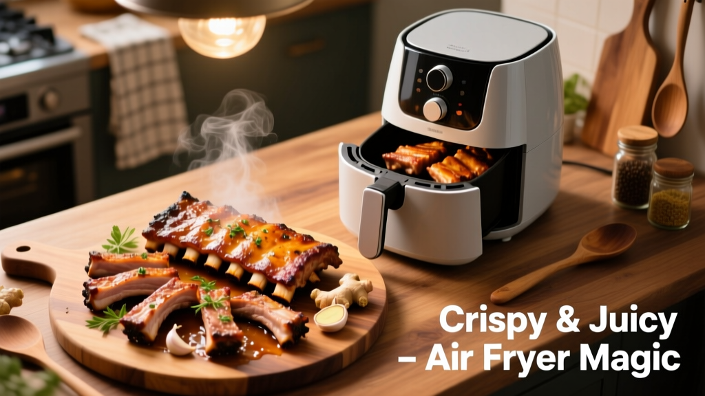 Air Fryer Boneless Pork Country Ribs (Crispy & Juicy)