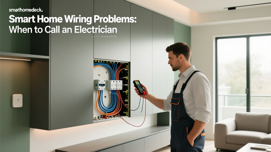Smart Home Wiring Problems: When to Call an Electrician