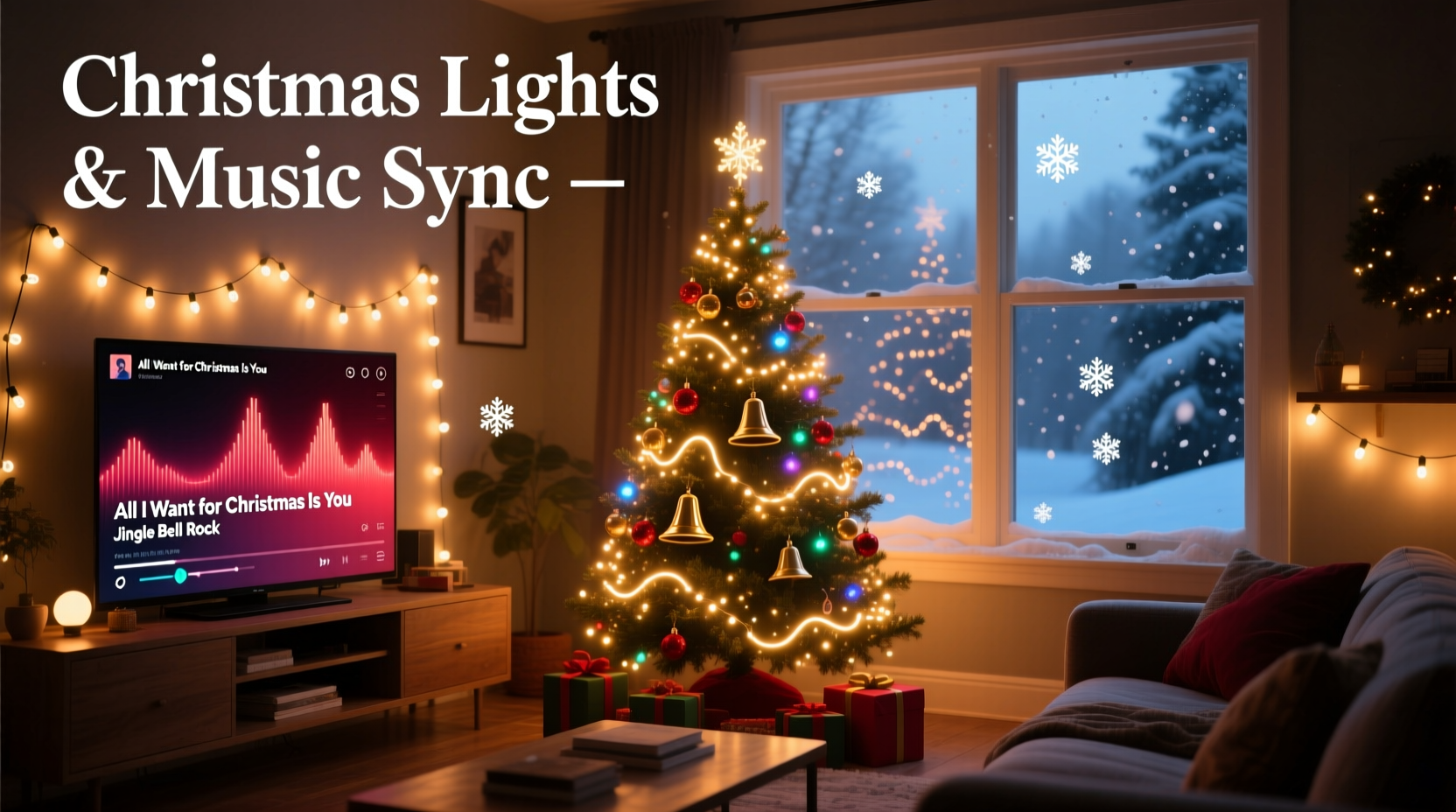 how to make a christmas playlist that syncs with your smart light animations