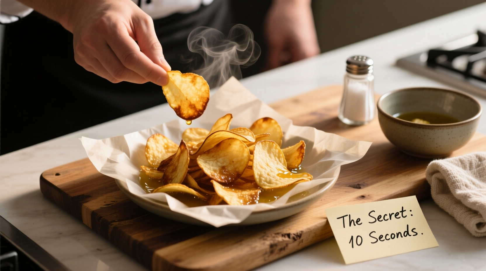 how to refresh stale chips without anyone noticing the trick chefs use