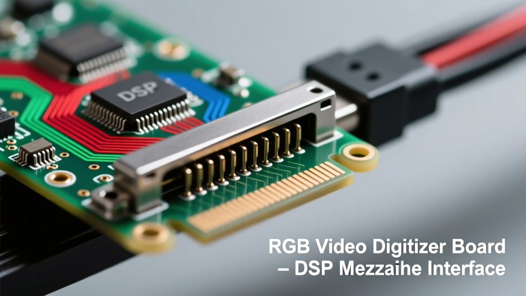 RGB Video Digitizer Boardfills and DSP Mezzanine Slots: Interconnect Engineering for High-Fidelity Real-Time Imaging Systems