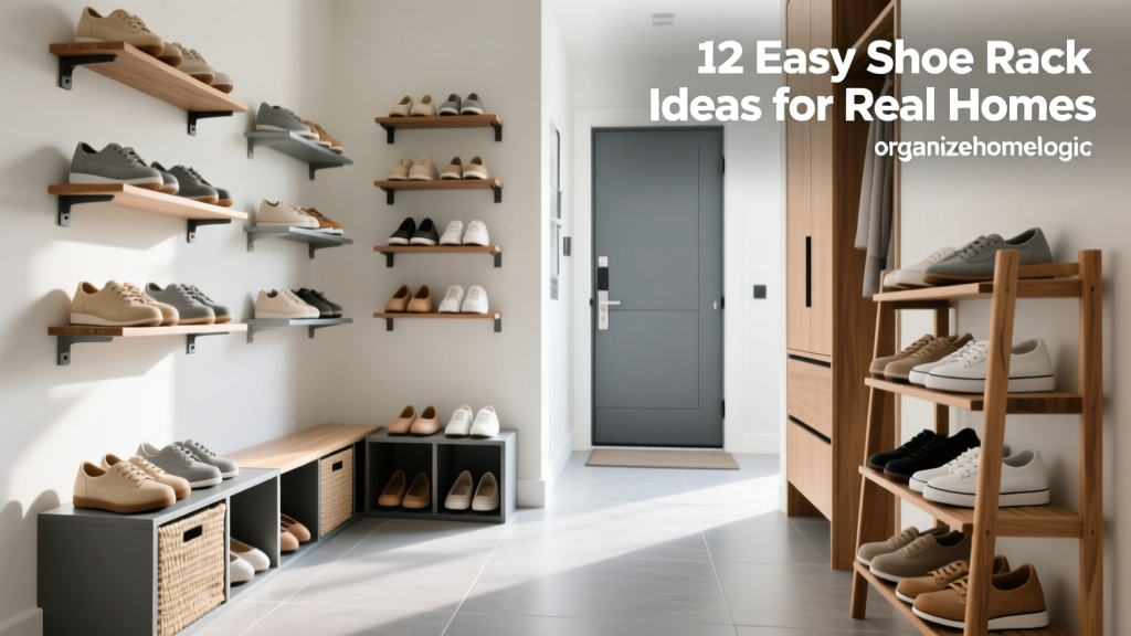 12 Easy Shoe Rack Ideas for Real Homes