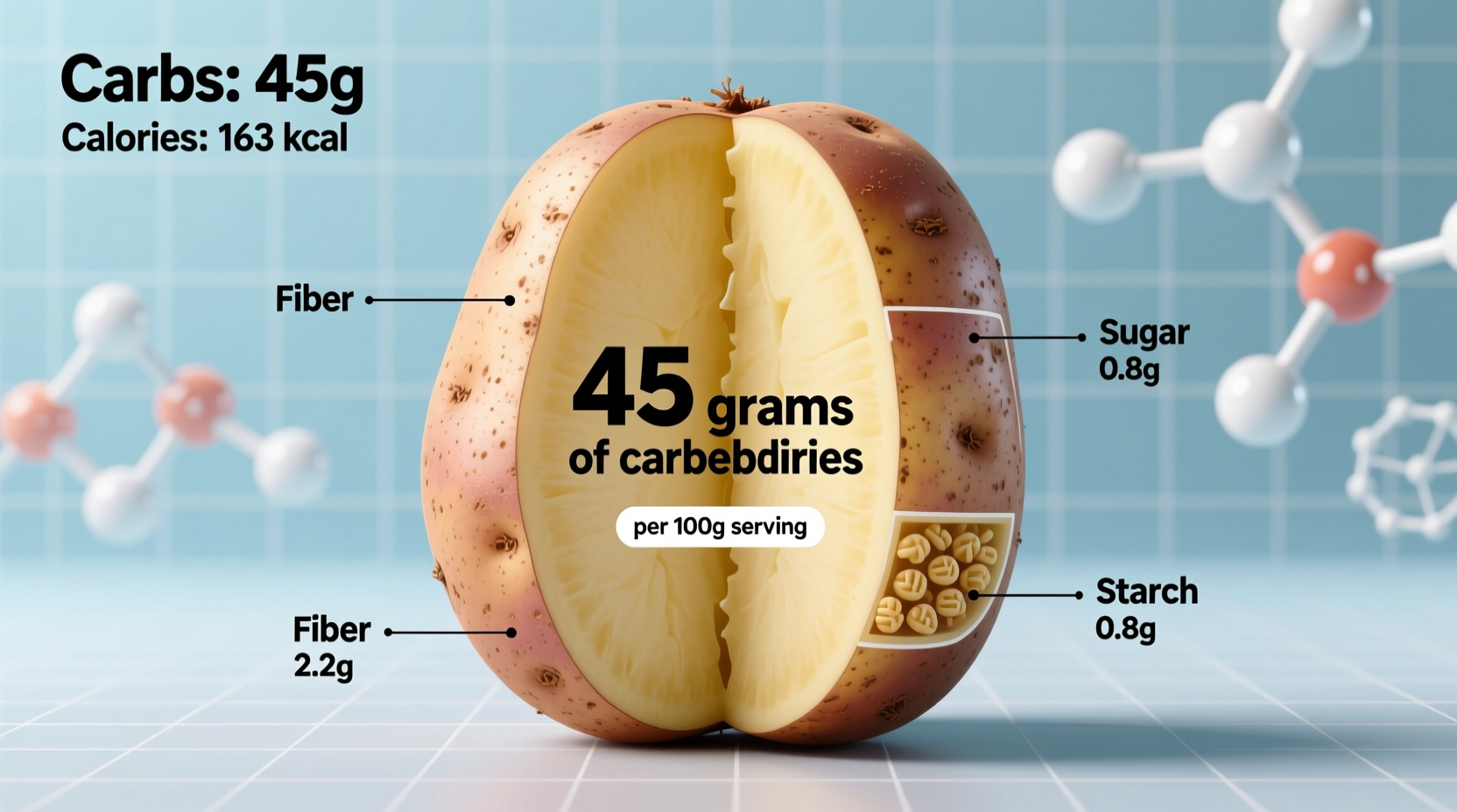 Carbs in Russet Potato: Exact Count Per Serving