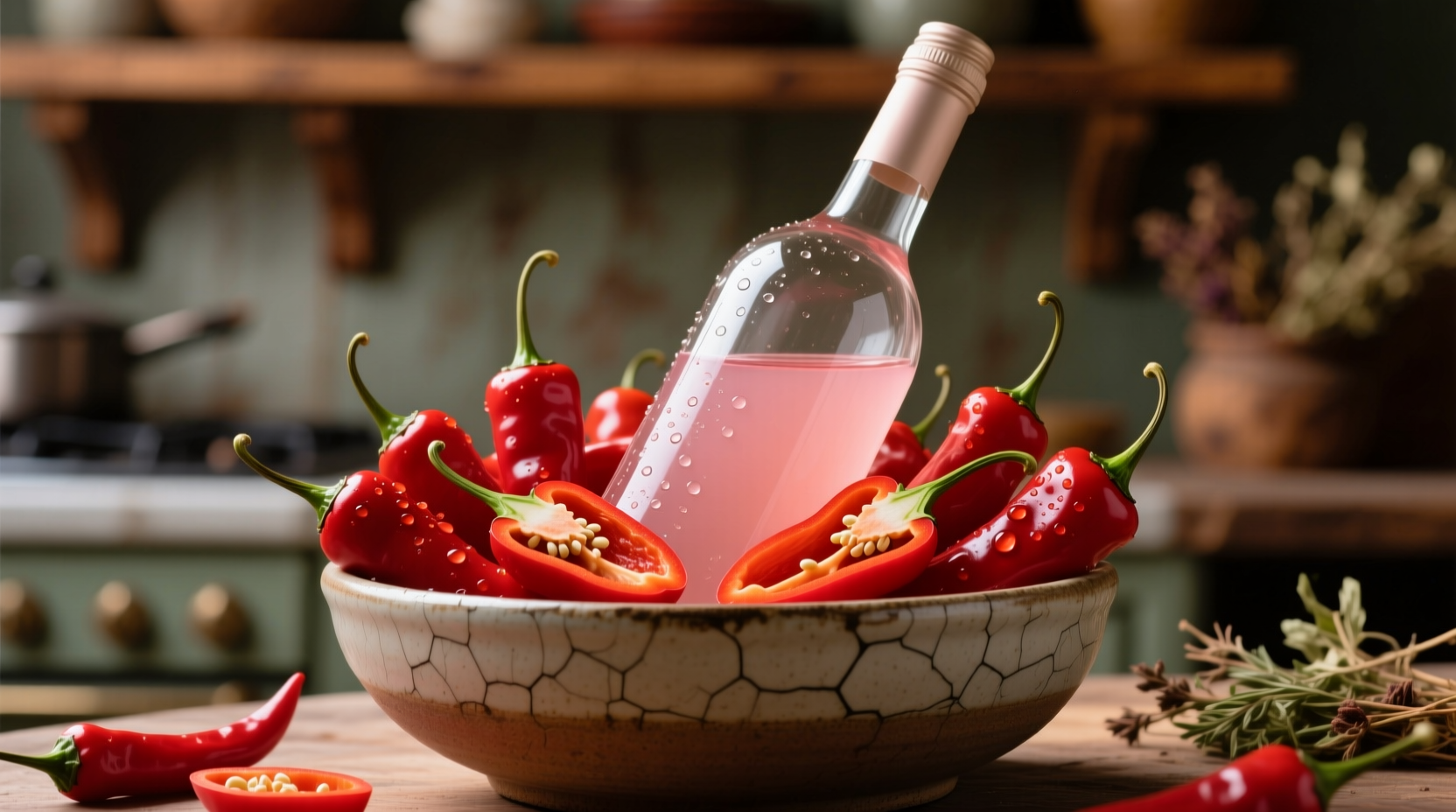 put some chili peppers in your shitty pink wine