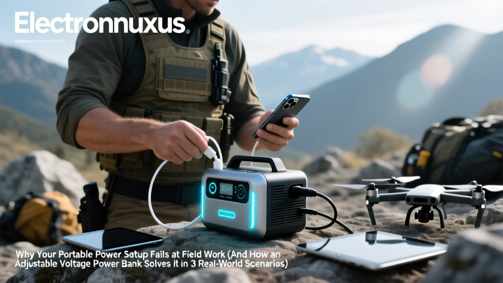 Why Your Portable Power Setup Fails at Field Work (And How an Adjustable Voltage Power Bank Solves It in 3 Real-World Scenarios)
